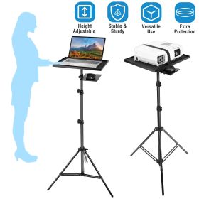 Laptop Projector Tripod Stand Adjustable Height Notebook Floor Stand Portable Computer DJ Equipment Holder Mount