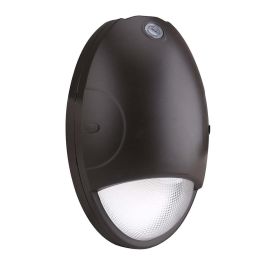 LEAD | LED Mini Wall Pack | 15 Watt | 2010 Lumens | 5000K | 120V-277V | Bronze Housing | Built-in Battery Backup 5W-90min | IP65 | UL & DLC Listed