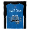 [Personalization Only] OFFICIAL NBA Jersey Silk Touch Throw Blanket - Magic