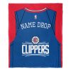 [Personalization Only] OFFICIAL NBA Jersey Silk Touch Throw Blanket - Clippers