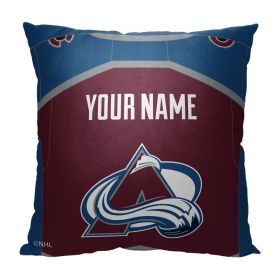 [Personalization Only] OFFICIAL NHL Jersey Personalized Pillow - Avalanche