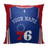 [Personalization Only] OFFICIAL NBA Jersey Personalized Pillow - Philadelphia 76ers