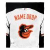 [Personalization Only] OFFICIAL MLB Jersey Personalized Silk Touch Throw Blanket - Orioles