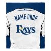 [Personalization Only] OFFICIAL MLB Jersey Personalized Silk Touch Throw Blanket - Rays