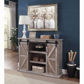 Rustic Natural 2-Door TV Stand