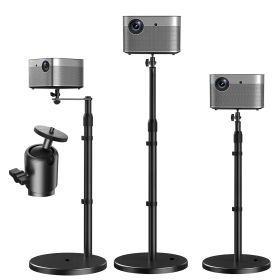 Projector Stand Height adjustable 28"-52" Tall Floor Stands w 3 Mounting Options 360Â° Rotatable Ball Head Heavy Duty Multipurpose Soporte Para Proyec