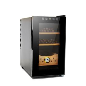 25L Cigar Humidors with Cooling and Heating Function , 150Counts Capacity Cigar Humidor Humidifiers with Constant Temperature Controller