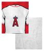 [Personalization Only] OFFICIAL MLB Jersey Personalized Silk Touch Sherpa Throw Blanket - Angels