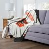 [Personalization Only] OFFICIAL MLB Jersey Personalized Silk Touch Throw Blanket - Orioles