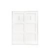 Morden Deisgn Full Size Vertical Murphy Bed for Bedroom or Guestroom White Wall Bed Space Saving Hidden Bed