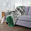 [Personalization Only] OFFICIAL NHL Colorblock Personalized Silk Touch Throw Blanket - Dallas Stars