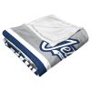 [Personalization Only] OFFICIAL NHL Colorblock Personalized Silk Touch Throw Blanket - Winnipeg Jets