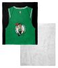 [Personalization Only] OFFICIAL NBA Jersey Silk Touch Sherpa Throw Blanket - Celtics