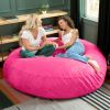 Jaxx 6 ft Cocoon - Large Bean Bag Chair for Adults, Fuchsia