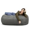 Jaxx 4 ft Lounger Bean Bag, Charcoal