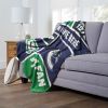 [Personalization Only] OFFICIAL NHL Colorblock Beach Towel - Vancouver Canucks