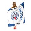 [Personalization Only] OFFICIAL MLB Jersey Personalized Silk Touch Throw Blanket - Blue Jays