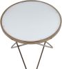 Valora Coffee Table in Champagne & Frosted Glass 81825