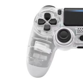 Joystick Pc Gamepad Mando Ps4 Controle Ps4 Controller Manette Ps4 Control Ps4 Juegos ps4 Mando PS4 Games Pad Gamepad Bluetooth (Color: Crystal white)