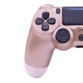 Joystick Pc Gamepad Mando Ps4 Controle Ps4 Controller Manette Ps4 Control Ps4 Juegos ps4 Mando PS4 Games Pad Gamepad Bluetooth (Color: Rose Gold)