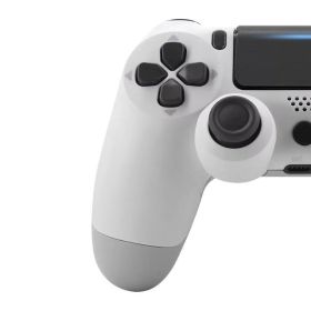 Joystick Pc Gamepad Mando Ps4 Controle Ps4 Controller Manette Ps4 Control Ps4 Juegos ps4 Mando PS4 Games Pad Gamepad Bluetooth (Color: Blanco)