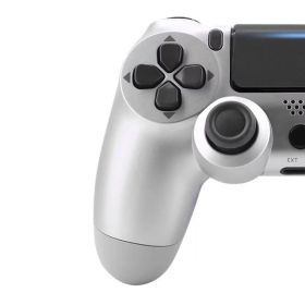 Joystick Pc Gamepad Mando Ps4 Controle Ps4 Controller Manette Ps4 Control Ps4 Juegos ps4 Mando PS4 Games Pad Gamepad Bluetooth (Color: Plata)