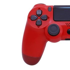 Joystick Pc Gamepad Mando Ps4 Controle Ps4 Controller Manette Ps4 Control Ps4 Juegos ps4 Mando PS4 Games Pad Gamepad Bluetooth (Color: Rojo)