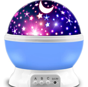 Dream Rotating Projection Lamp MOKOQI Star Projector Night Lights for Kids;  Birthday Gifts for 1-4-6-14 Year Old Girl Boy Kids Bedroom;  Glow in The (Color: Blue)