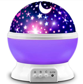 Dream Rotating Projection Lamp MOKOQI Star Projector Night Lights for Kids;  Birthday Gifts for 1-4-6-14 Year Old Girl Boy Kids Bedroom;  Glow in The (Color: Purple)