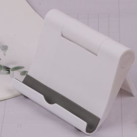 1pc Foldable Mobile Phone Holder Desktop Tablet Stand (Color: White)