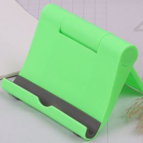 1pc Foldable Mobile Phone Holder Desktop Tablet Stand (Color: Green)