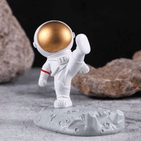 1pc Phone Holder Cell Phone Stand For Desk Cute Astronauts Doll Pad Stand Tablet Stand Holder Phone Stand Phone Holder For Bed Phone Accessories Desk (Color: golden)