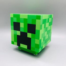 Minecraft LED Lamp My World Creeper Night Light Pixels Light Color-Changing LED Lamp Party Bedroom Decor (style: Creeper)