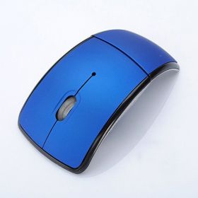 Microsoft Laptop Mouse Foldable Curved Arc Mouse (Color: Blue)