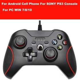 USB Wired Vibration Gamepad Joystick For PC Controller For Windows 7 / 8 / 10 Not for Xbox 360 Joypad with high quality (Color: BR, Ships From: China)