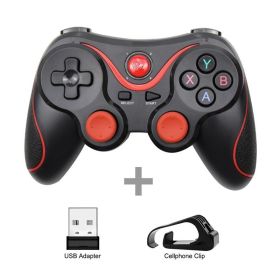 T3 X3 Wireless Joystick Gamepad PC Game Controller Support Bluetooth BT3.0 Joystick For Mobile Phone Tablet TV Box Holder (Color: 1, Ships From: China)