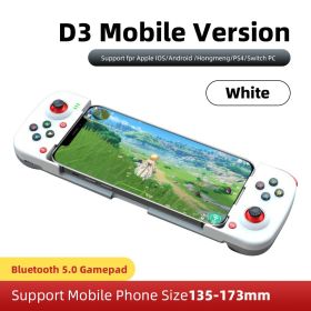 Wireless Gamepad Bluetooth-compatible Type-C Gaming Controller Portable Joystick Gamepads For PS4 IOS Android /switch PC (Color: White, Ships From: China)