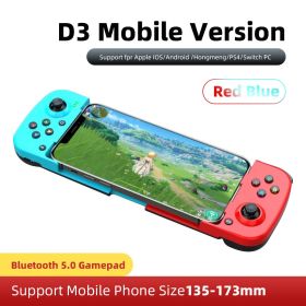 Wireless Gamepad Bluetooth-compatible Type-C Gaming Controller Portable Joystick Gamepads For PS4 IOS Android /switch PC (Color: Red Blue, Ships From: China)