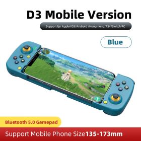 Wireless Gamepad Bluetooth-compatible Type-C Gaming Controller Portable Joystick Gamepads For PS4 IOS Android /switch PC (Color: Blue, Ships From: China)