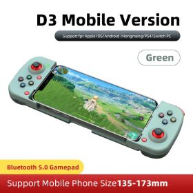 Wireless Gamepad Bluetooth-compatible Type-C Gaming Controller Portable Joystick Gamepads For PS4 IOS Android /switch PC (Color: Green, Ships From: China)