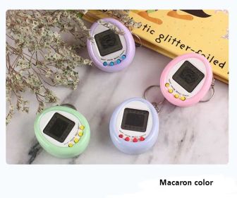 90S Nostalgic Tamagotchi Electronic Pets Console Kid's Toy Portable Keyring Funny Virtual Cyber Toy Christmas New Year Gift (Color: 1PCS 01 random color)