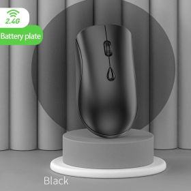 Wireless Computer Mouse With Micro Usb Charging Port; 3 Stage DPI Adjustment For Desktop Laptop (Color: Black, size: Battery Type (own Battery))