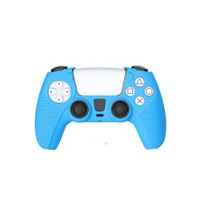 PS5 Controller Silicone Case Grips Cover Silicone Hard For S Playstation 5 (Color: Blue)