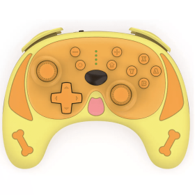 Pug Pro Switch Wireless Joysticks & Game Controllers One Key Wake Up And Turbo Function For NS (Color: Yellow)