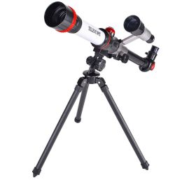 Professional Astronomical Telescope Powerful Monocular Portable HD Moon Space Planet Observation Telescope Gifts for Children (Color: Red, Ships From: China)