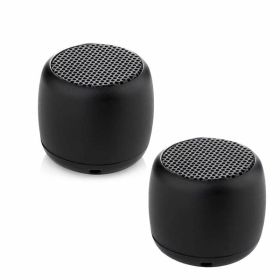 Little Wonder Solo Stereo Multi Connect Bluetooth Speaker 2/Pak (Color: Black)