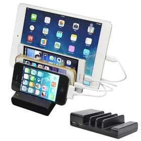 Charger Haven For Your Smart Gadget Collection No Tangles No Chaos (Color: Black)