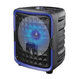 IQ Sound 8" Bluetooth Speaker with True Wireless Technology (Color: Blue)