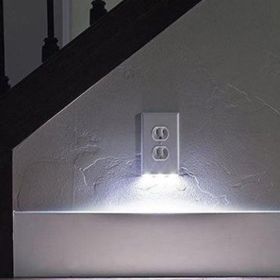 Path Lighter Auto Motion Wall Plate LED Light 2- PACK (STYLE- PACKS: 2-Pack- Modern)