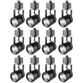 VEVOR LED Track Lighting Heads, 6.5W 3000K 470lm Warm White, Dimmable H Type Track Light Head (default: default)